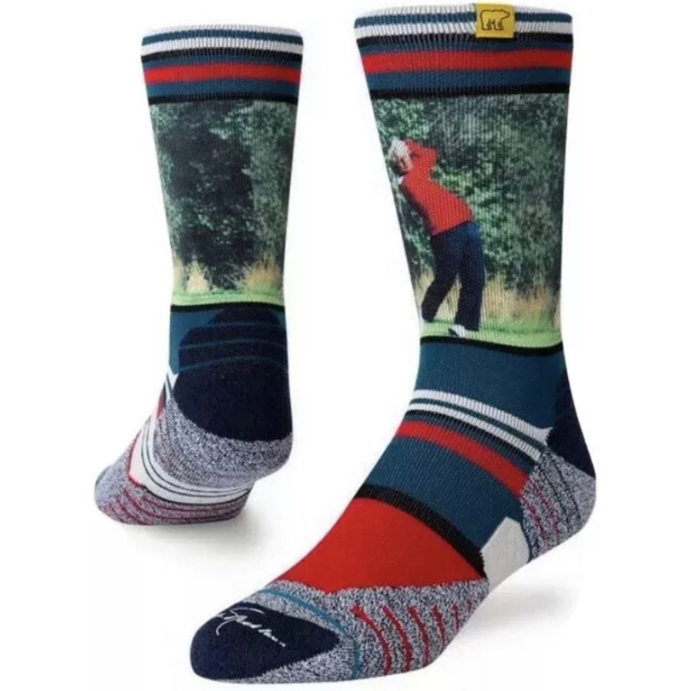 Stance Golden Bear Crew 2 Golf Socks Medium 6-8.5